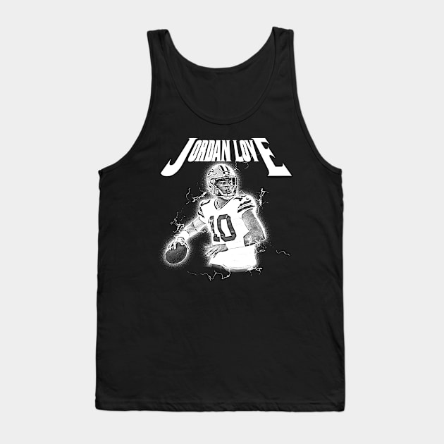 jordan love vintage art Tank Top by jerrysanji